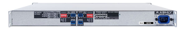 NX752 2CH POWER AMPLIFIER 2 X 75W @ 8 / 4 / 2OHMS, 2 X 75W @ 70V / 100V / 25V